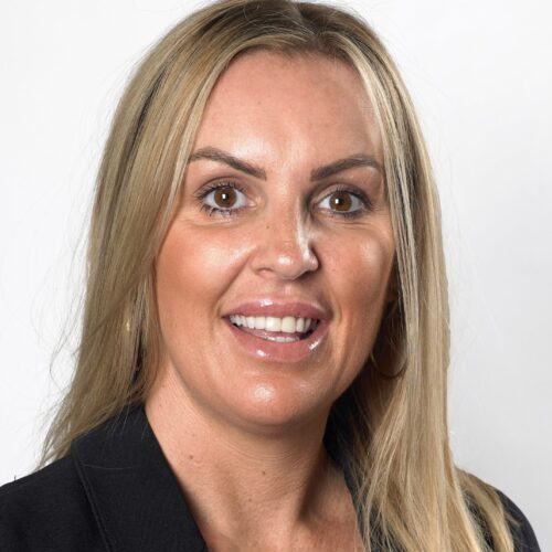 Chelsie Hyland smiling at the camera